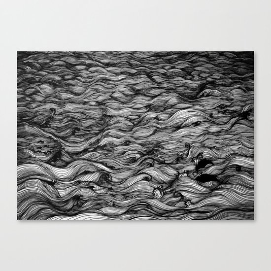Where the Oceans End Canvas Print