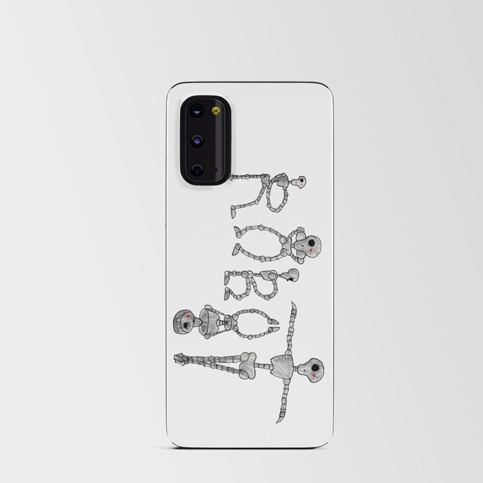 Robots writing robot Android Card Case