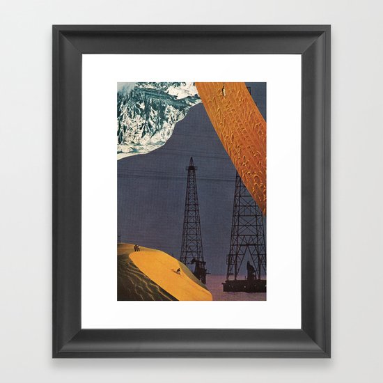 gold dream Framed Art Print