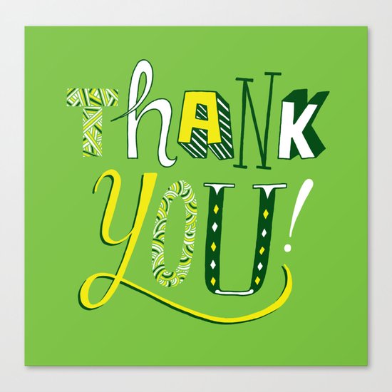 Thank You! Canvas Print
