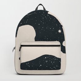 Bär - Bear Backpack | Curated, Graphicdesign, Landscape, Stars, Ursamajor, Nature, Space, Bear, Teddy, Universe 