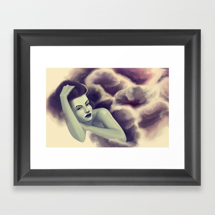 Mistress Cloud v2 Framed Art Print