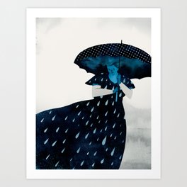 let it rain Art Print