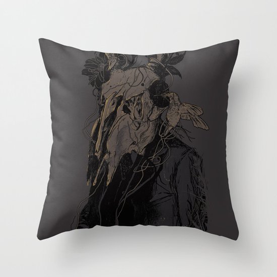 The Optimist Throw Pillow