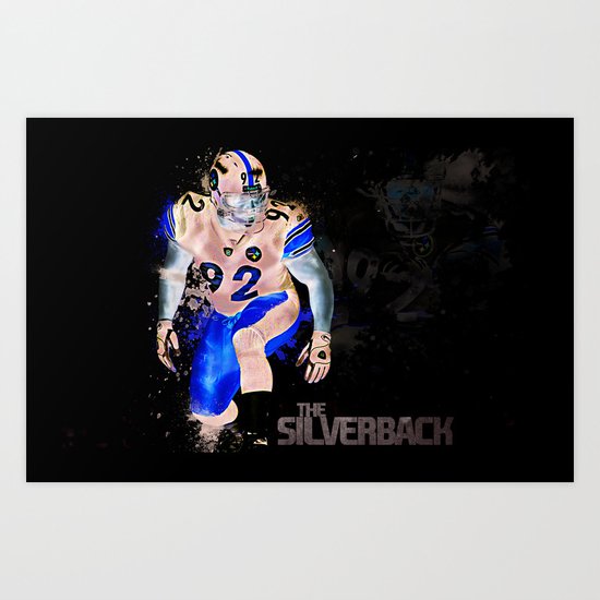 The Silverback Art Print