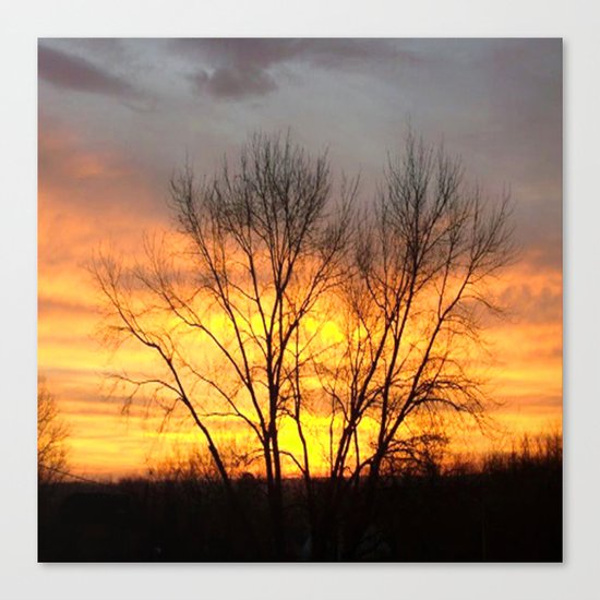 Radiant Sunset Canvas Print