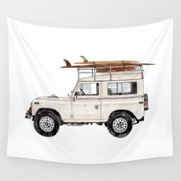 Surf Vintage Truck Wall Tapestry