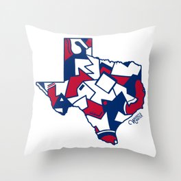 Lone Star State Love Throw Pillow
