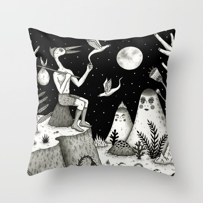 His Destiny Was Written in the Night Sky Throw Pillow