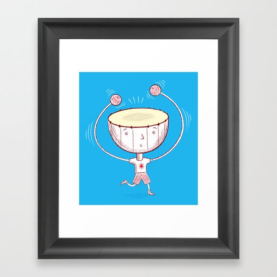 Rat a Tat Tat Framed Art Print