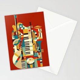 Jazz Fusion Stationery Cards