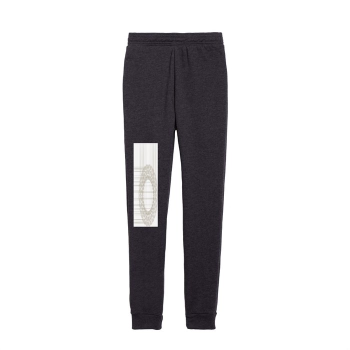 Abstract Circle, Modern Style  Kids Joggers