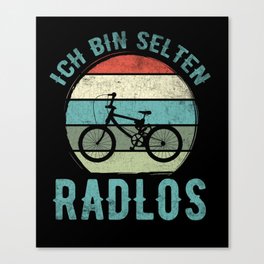 I Am Rarely Bikeless - Bicycle Canvas Print