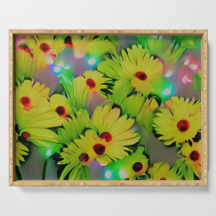 Flower Power Serving Tray