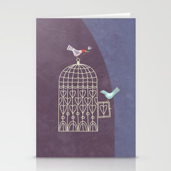 Leaving the Birdcage Stationery Cards
