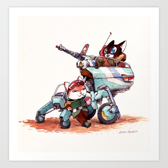 The Off-Road Scout Buggy Art Print