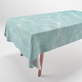 Crystal Clear Soft Turquoise Ocean Dream #1 #wall #art #society6 Tablecloth
