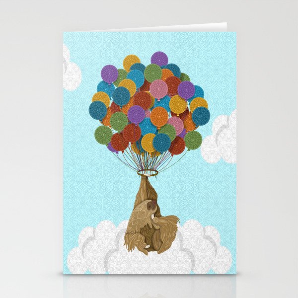 Happy Birthday Sloth Stationery Cards