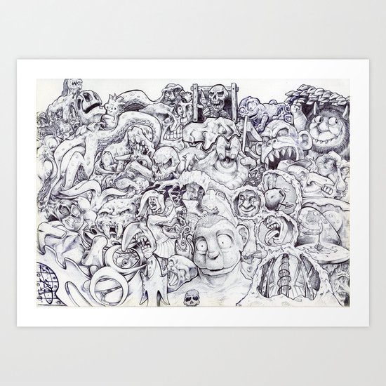 Where's Waldo? Art Print