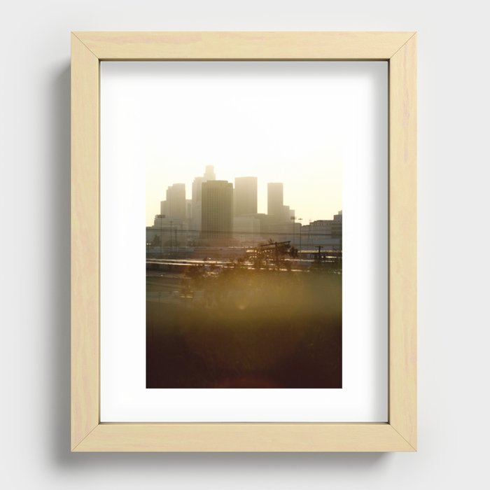LA sunshine Recessed Framed Print