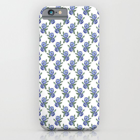 Another Violet Flowers Pattern iPhone & iPod Case