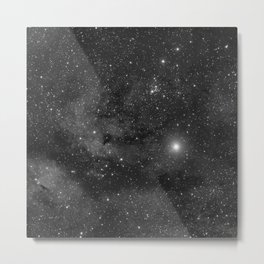 Black and White Metal Print | Black And White, Galaxy, Nebula, Scifi, Cosmos, Starry, Stars, B W, Photo, Starfield 