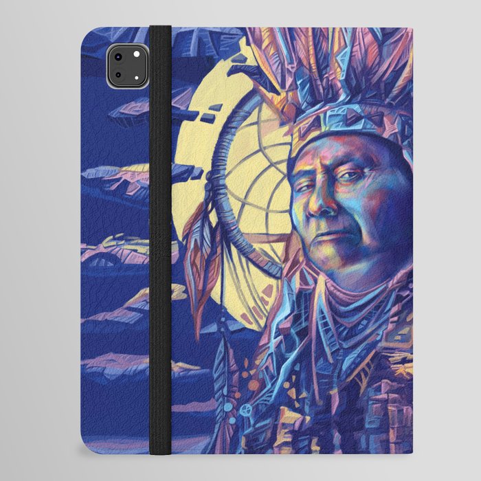 native american portrait 2 iPad Folio Case