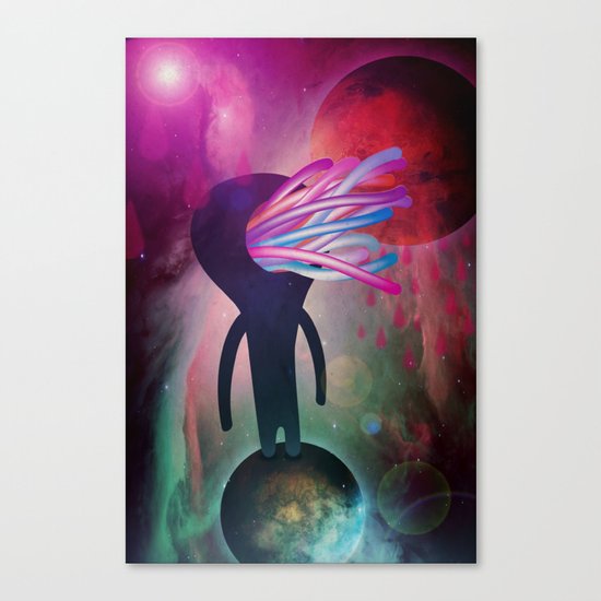 spappa_nell'universo Canvas Print