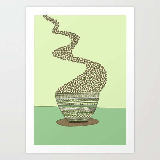 Coffee Break Art Print