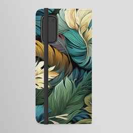 Tropical abstract leaves Android Wallet Case