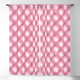 Glam Pink Tufted Pattern Blackout Curtain