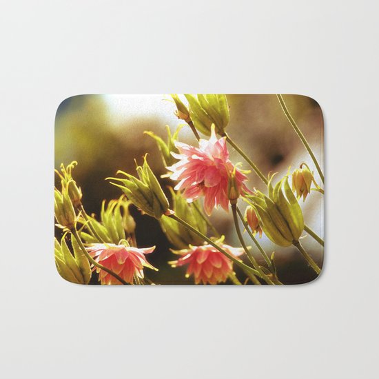 Wild beauty, flowers in the meadows Bath Mat