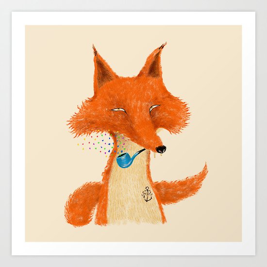 Fox III Art Print