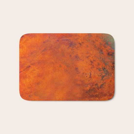 Orange Bath Mat