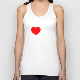 I Love My Police Officer Red Heart Policeman Policewoman Unisex Tank Top