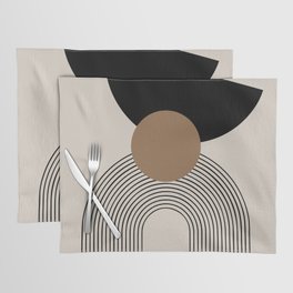 Dara - Mid Century Modern Abstract Art Placemat