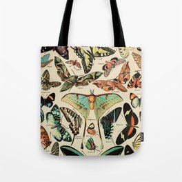 Adolphe Millot 1800s Vintage Butterfly Tote Bag