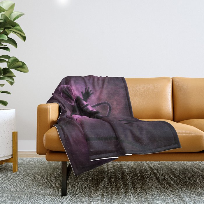 Drifting In Space Throw Blanket