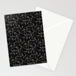 Spooky Halloween Doodles Stationery Cards