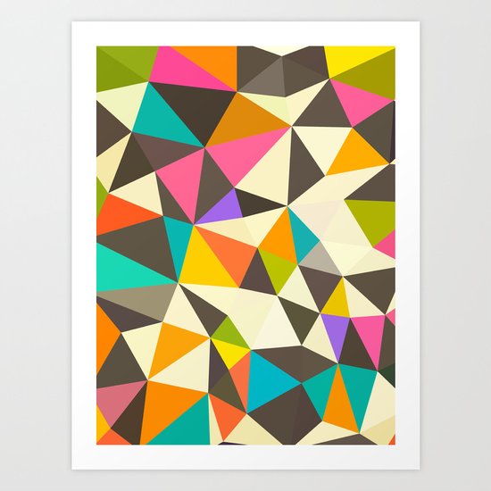 Mod Tris Art Print