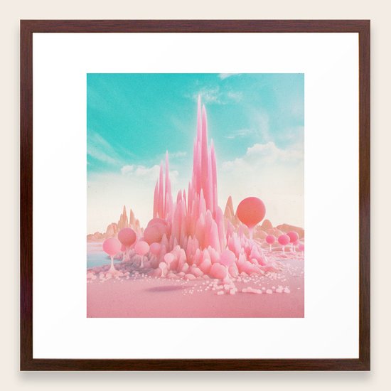 WALTSUB DISNEYSURFACE (everyday 01.12.17) Framed Art Print by beeple | Society6