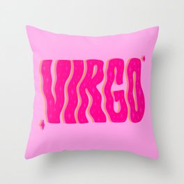 Virgo Throw Pillow