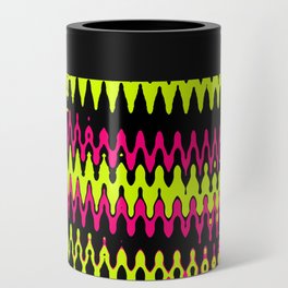 Chaos- Pink and Yellow Can Cooler