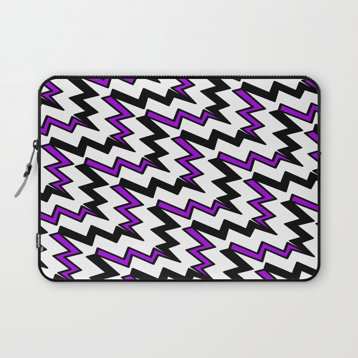 Abstract geometric pattern - purple. Laptop Sleeve