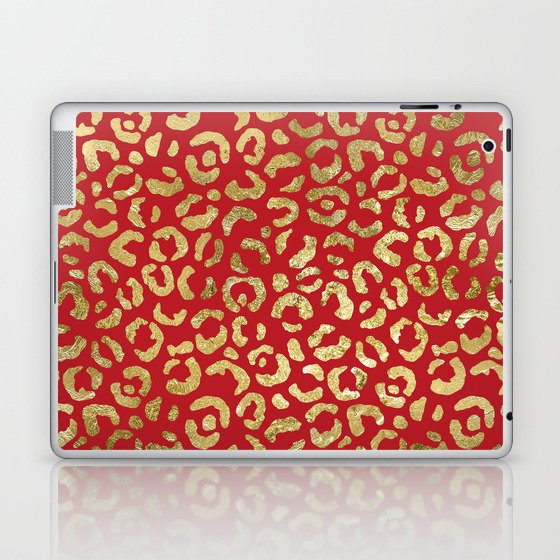 Foil Glam Leopard Print 03 Laptop & iPad Skin