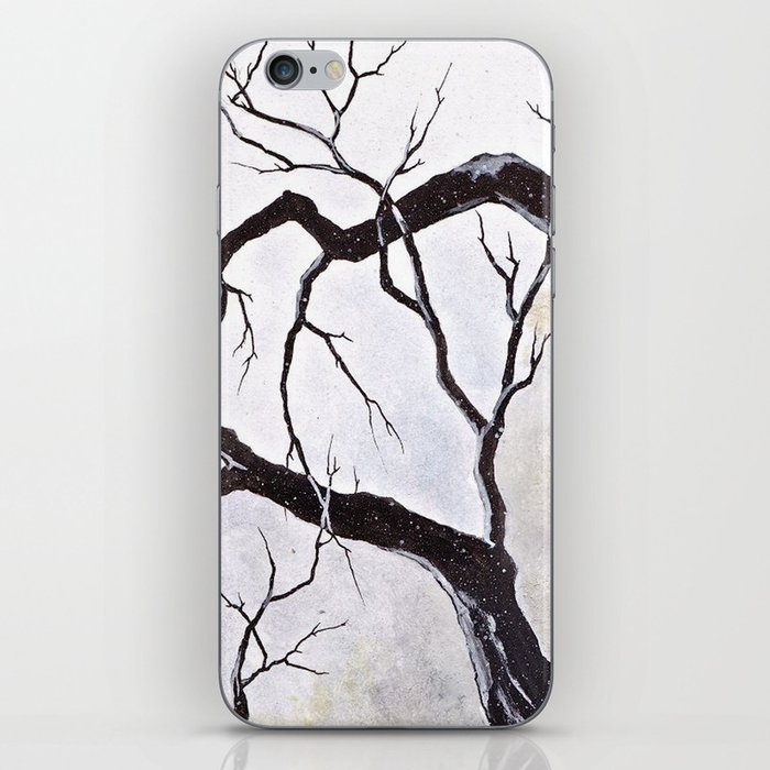 snowy branches iPhone Skin
