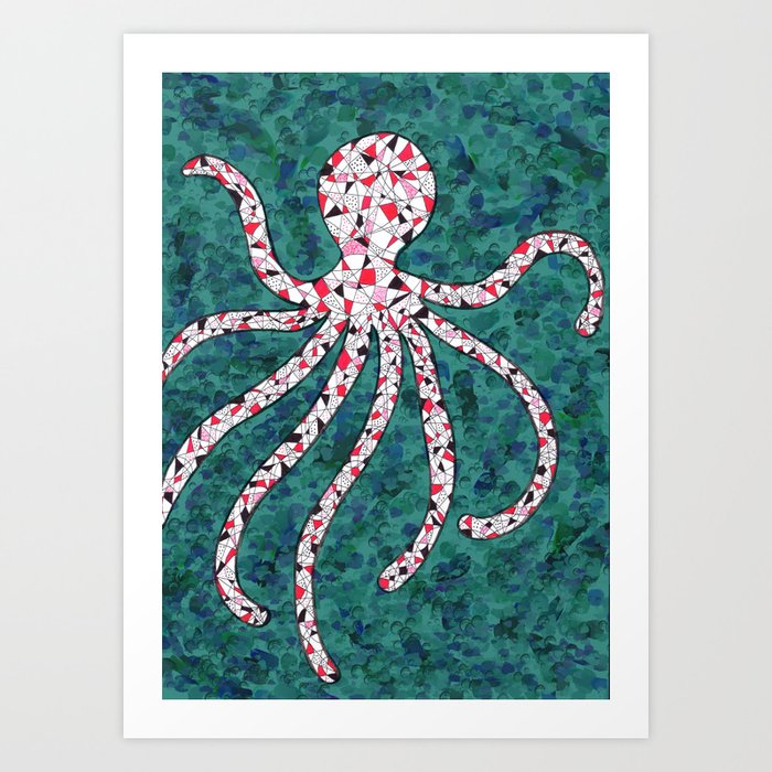 Dream of Octopus Art Print