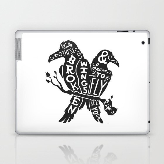 Blackbirds Singing Laptop & iPad Skin
