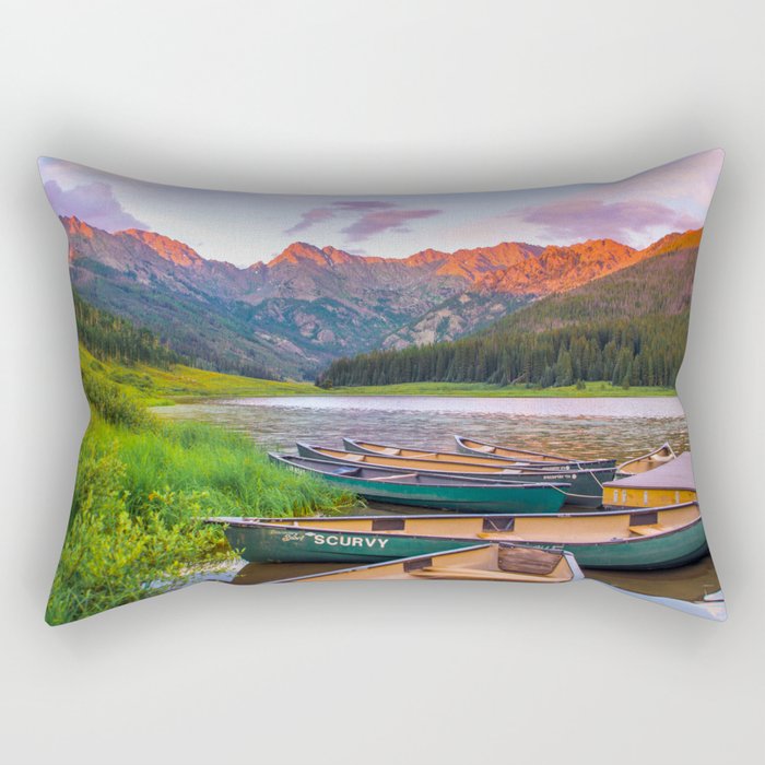 Piney Lake Rectangular Pillow