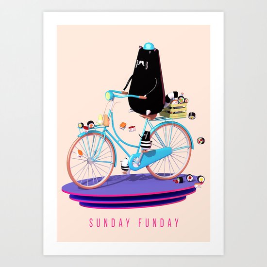 Sunday Funday Art Print